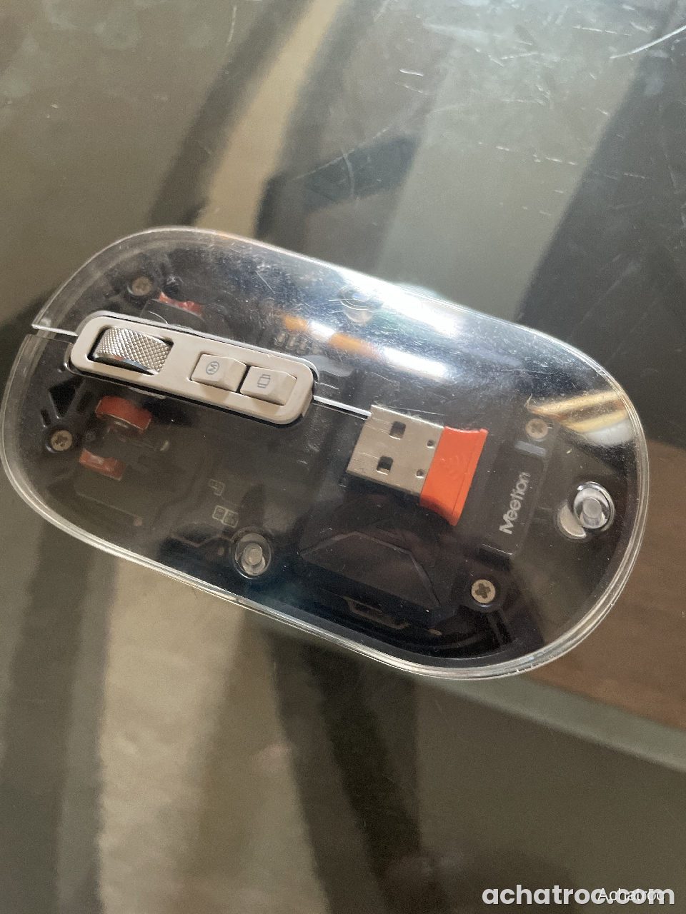 souris sans fils transparent